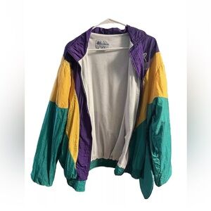 Size Large Deadstock Vintage ECHL New Orleans Brass team issued windbreaker